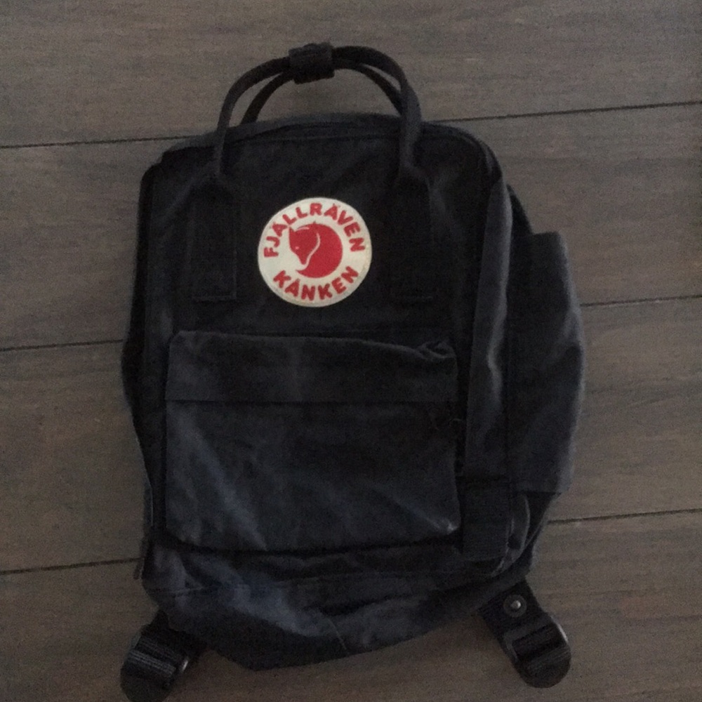 Fjallraven Mini Black Backpack
